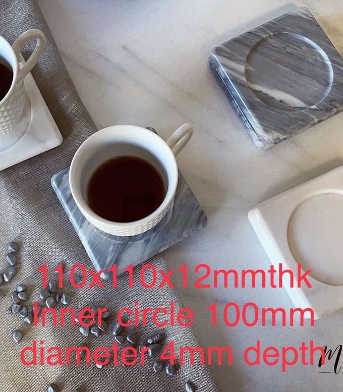 Marble Square Cup Tray